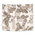 Vintage Hawaii Tapestry Hibiscus Tapa Tribal With Hawaiian Quilt Pattern Gold - Wonder Print Shop
