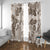 Vintage Hawaii Window Curtain Hibiscus Tapa Tribal With Hawaiian Quilt Pattern Gold - Wonder Print Shop