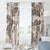 Vintage Hawaii Window Curtain Hibiscus Tapa Tribal With Hawaiian Quilt Pattern Gold - Wonder Print Shop