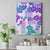 Vintage Hawaii Canvas Wall Art Hibiscus Tapa Tribal With Hawaiian Quilt Pattern Purple LT9 - Wonder Print Shop