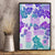 Vintage Hawaii Canvas Wall Art Hibiscus Tapa Tribal With Hawaiian Quilt Pattern Purple LT9 - Wonder Print Shop