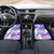 Vintage Hawaii Car Mats Hibiscus Tapa Tribal With Hawaiian Quilt Pattern Purple LT9 - Wonder Print Shop