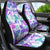 Vintage Hawaii Car Seat Cover Hibiscus Tapa Tribal With Hawaiian Quilt Pattern Purple LT9 - Wonder Print Shop