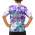 Vintage Hawaii Family Matching Summer Maxi Dress and Hawaiian Shirt Hibiscus Tapa Tribal With Hawaiian Quilt Pattern Purple - Wonder Print Shop