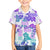 Vintage Hawaii Family Matching Summer Maxi Dress and Hawaiian Shirt Hibiscus Tapa Tribal With Hawaiian Quilt Pattern Purple - Wonder Print Shop