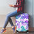 Vintage Hawaii Luggage Cover Hibiscus Tapa Tribal With Hawaiian Quilt Pattern Purple - Wonder Print Shop