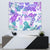 Vintage Hawaii Tapestry Hibiscus Tapa Tribal With Hawaiian Quilt Pattern Purple - Wonder Print Shop