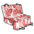 Vintage Hawaii Back Car Seat Cover Hibiscus Tapa Tribal With Hawaiian Quilt Pattern Red LT9 - Wonder Print Shop