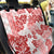 Vintage Hawaii Back Car Seat Cover Hibiscus Tapa Tribal With Hawaiian Quilt Pattern Red LT9 - Wonder Print Shop
