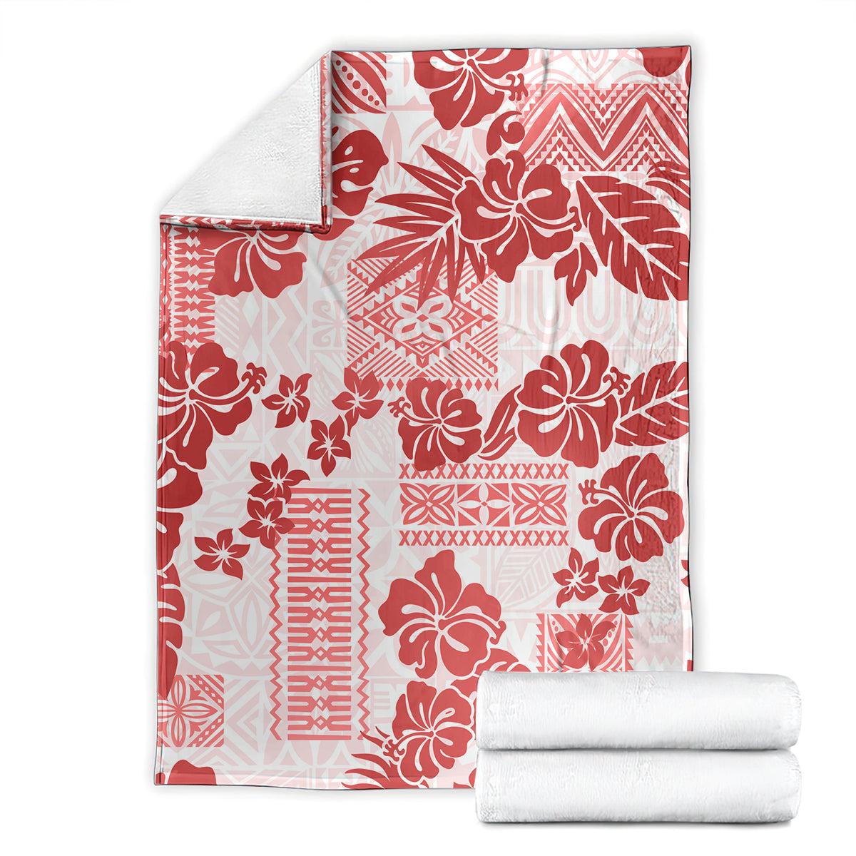vintage-hawaii-blanket-hibiscus-tapa-tribal-with-hawaiian-quilt-pattern-red