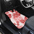 Vintage Hawaii Car Mats Hibiscus Tapa Tribal With Hawaiian Quilt Pattern Red LT9 - Wonder Print Shop