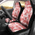 Vintage Hawaii Car Seat Cover Hibiscus Tapa Tribal With Hawaiian Quilt Pattern Red LT9 - Wonder Print Shop
