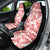 Vintage Hawaii Car Seat Cover Hibiscus Tapa Tribal With Hawaiian Quilt Pattern Red LT9 - Wonder Print Shop