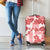 Vintage Hawaii Luggage Cover Hibiscus Tapa Tribal With Hawaiian Quilt Pattern Red - Wonder Print Shop