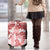 Vintage Hawaii Luggage Cover Hibiscus Tapa Tribal With Hawaiian Quilt Pattern Red - Wonder Print Shop