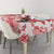 Vintage Hawaii Tablecloth Hibiscus Tapa Tribal With Hawaiian Quilt Pattern Red - Wonder Print Shop