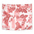 Vintage Hawaii Tapestry Hibiscus Tapa Tribal With Hawaiian Quilt Pattern Red - Wonder Print Shop
