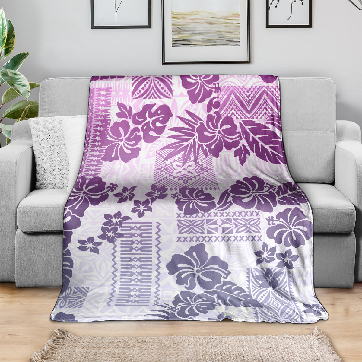 vintage-hawaii-blanket-hibiscus-tapa-tribal-with-hawaiian-quilt-pattern-violet