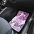 Vintage Hawaii Car Mats Hibiscus Tapa Tribal With Hawaiian Quilt Pattern Violet LT9 - Wonder Print Shop