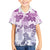 Vintage Hawaii Kid Hawaiian Shirt Hibiscus Tapa Tribal With Hawaiian Quilt Pattern Violet - Wonder Print Shop