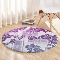 vintage-hawaii-round-carpet-hibiscus-tapa-tribal-with-hawaiian-quilt-pattern-violet