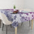 Vintage Hawaii Tablecloth Hibiscus Tapa Tribal With Hawaiian Quilt Pattern Violet - Wonder Print Shop