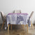 Vintage Hawaii Tablecloth Hibiscus Tapa Tribal With Hawaiian Quilt Pattern Violet - Wonder Print Shop