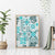 Hawaii Tapa Tribal Canvas Wall Art With Hawaiian Quilt Pattern Aqua LT9 - Wonder Print Shop