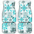 Hawaii Tapa Tribal Car Mats With Hawaiian Quilt Pattern Aqua LT9 - Wonder Print Shop