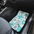 Hawaii Tapa Tribal Car Mats With Hawaiian Quilt Pattern Aqua LT9 - Wonder Print Shop