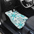 Hawaii Tapa Tribal Car Mats With Hawaiian Quilt Pattern Aqua LT9 - Wonder Print Shop
