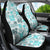 Hawaii Tapa Tribal Car Seat Cover With Hawaiian Quilt Pattern Aqua LT9 - Wonder Print Shop