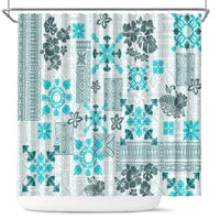 hawaii-tapa-tribal-shower-curtain-with-hawaiian-quilt-pattern-aqua