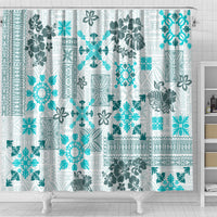 hawaii-tapa-tribal-shower-curtain-with-hawaiian-quilt-pattern-aqua