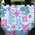 Hawaii Tapa Tribal Back Car Seat Cover With Hawaiian Quilt Pattern Blue LT9 - Wonder Print Shop