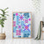 Hawaii Tapa Tribal Canvas Wall Art With Hawaiian Quilt Pattern Blue LT9 - Wonder Print Shop