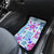Hawaii Tapa Tribal Car Mats With Hawaiian Quilt Pattern Blue LT9 - Wonder Print Shop
