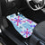 Hawaii Tapa Tribal Car Mats With Hawaiian Quilt Pattern Blue LT9 - Wonder Print Shop