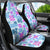 Hawaii Tapa Tribal Car Seat Cover With Hawaiian Quilt Pattern Blue LT9 - Wonder Print Shop