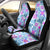 Hawaii Tapa Tribal Car Seat Cover With Hawaiian Quilt Pattern Blue LT9 - Wonder Print Shop