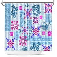 hawaii-tapa-tribal-shower-curtain-with-hawaiian-quilt-pattern-blue