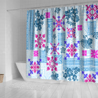 hawaii-tapa-tribal-shower-curtain-with-hawaiian-quilt-pattern-blue