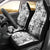 Hawaii Tapa Tribal Car Seat Cover With Hawaiian Quilt Pattern Black LT9 - Wonder Print Shop