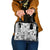 Hawaii Tapa Tribal Shoulder Handbag With Hawaiian Quilt Pattern Black LT9