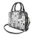 Hawaii Tapa Tribal Shoulder Handbag With Hawaiian Quilt Pattern Black LT9