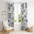 Hawaii Tapa Tribal Window Curtain With Hawaiian Quilt Pattern Black - Wonder Print Shop