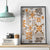 Hawaii Tapa Tribal Canvas Wall Art With Hawaiian Quilt Pattern Gold LT9 - Wonder Print Shop
