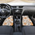 Hawaii Tapa Tribal Car Mats With Hawaiian Quilt Pattern Gold LT9 - Wonder Print Shop