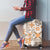 Hawaii Tapa Tribal Luggage Cover With Hawaiian Quilt Pattern Gold - Wonder Print Shop