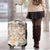 Hawaii Tapa Tribal Luggage Cover With Hawaiian Quilt Pattern Gold - Wonder Print Shop